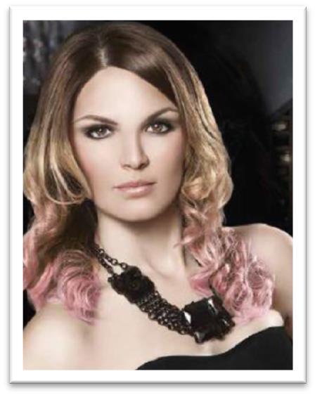 Ombré lights Chromatics rosa