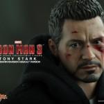 Figura de Hot Toys del Tony Stark del asalto a la mansión en Iron Man 3