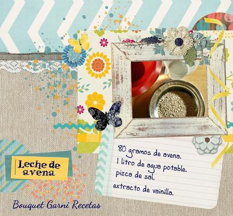 Leches vegetales. Leche de avena