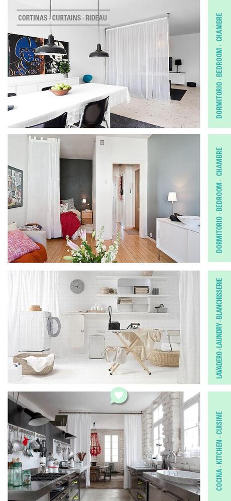 CORTINAS PARA SEPARAR AMBIENTES cortinas_curtain_rideau