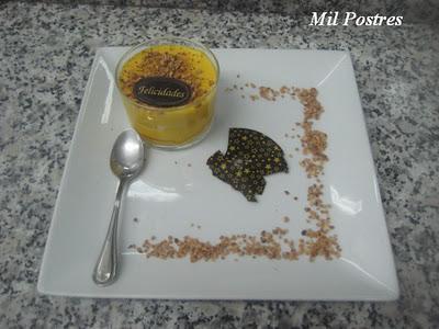 Desafío Julio Daring Bakers. Repetir uno de los desafíos realizados. Tiramisú.  De mango en vasito y de limón