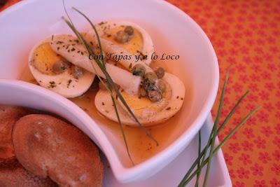 Huevos duros a la cerveza