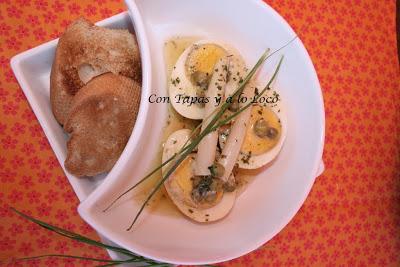 Huevos duros a la cerveza