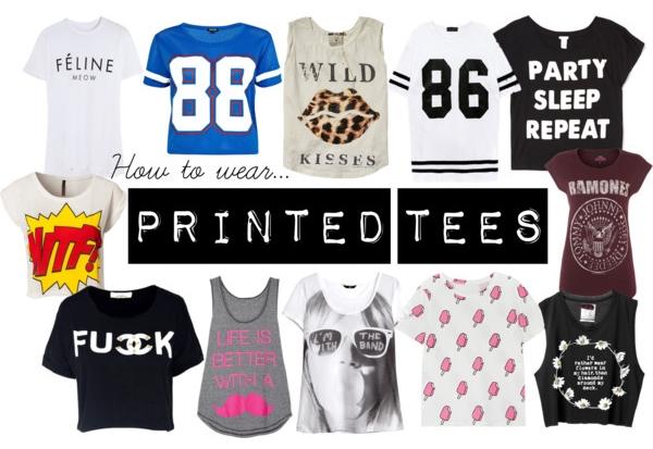 Say Tees! (la invasión de las camisetas con print)