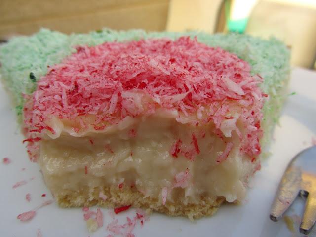 Tarta de crema de coco