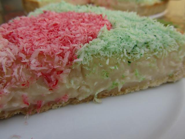 Tarta de crema de coco