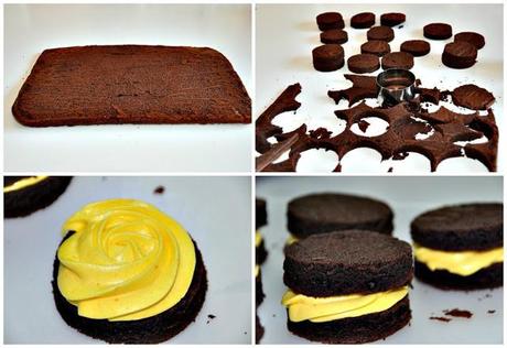 MINICAKE DE CHOCOLATE Y MOUSSE DE MANGO MINICAKE DE CHOCOLATE Y MOUSSE DE MANGO