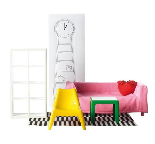 Muebles a escala de Ikea