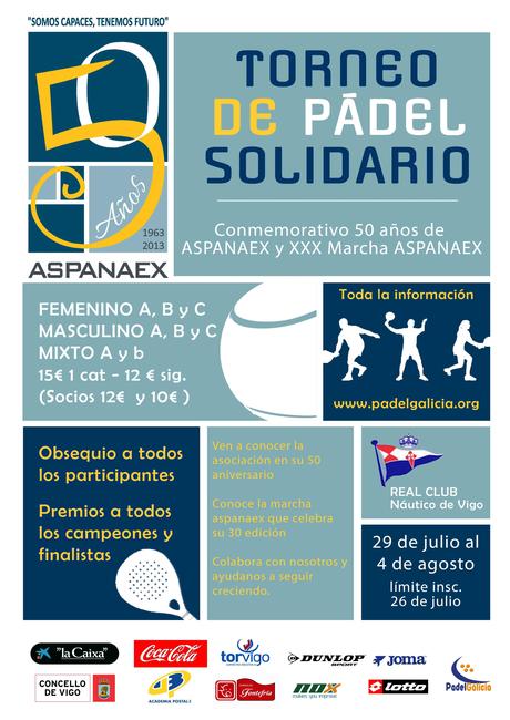 Torneo de Pádel Solidario Aspanaex