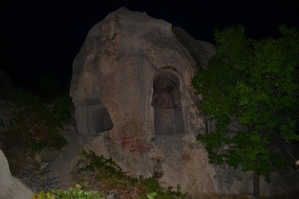 Iglesia abandonada del s.VIII, mi refugio en la última noche en Cappadocia