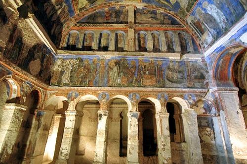 La gran iglesia Tokali (de la hebilla), Göreme Open Air Museum