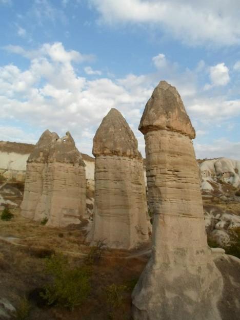 Chimeneas de hadas, en Cappadocia