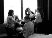 Maquillando para boda Paqui