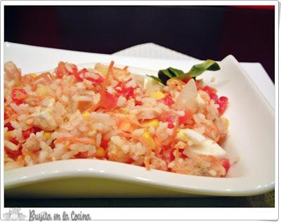 Ensalada veraniega de arroz