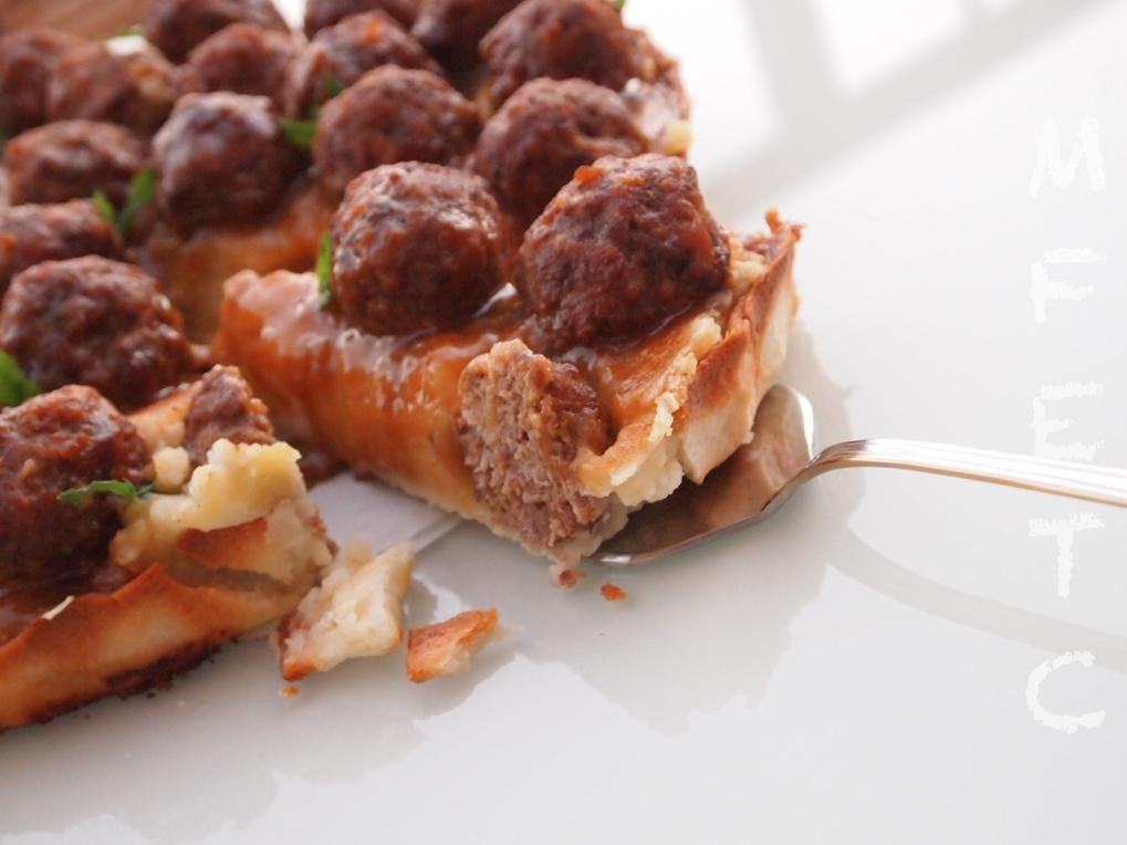 PASTEL DE ALBÓNDIGAS