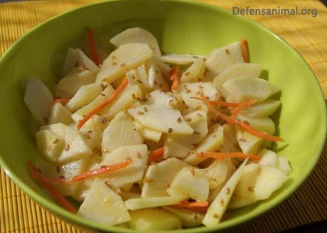 Ensalada de manzana y patata Ensalada de manzana y patata