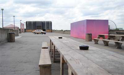Vistas desde Frank's Cafe, Londres.