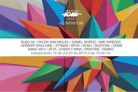 A-cero Projects “Ad Infinitum” arte urbano de vanguardia en Iam Gallery