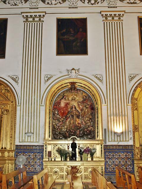 La Iglesia de San Buenaventura (9): el retablo de la Coronación de la Virgen.