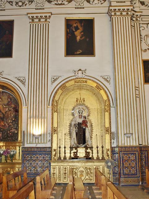 La Iglesia de San Buenaventura (8): el retablo de la Virgen del Carmen.