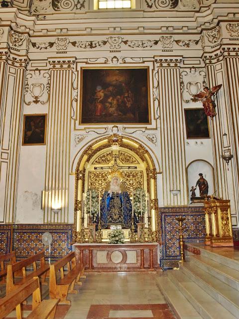 La Iglesia de San Buenaventura (7): el retablo de Nuestra Señora de la Soledad.