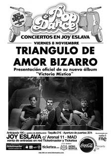 Triángulo de Amor Bizarro presentarán disco en Madrid el 8 de noviembre