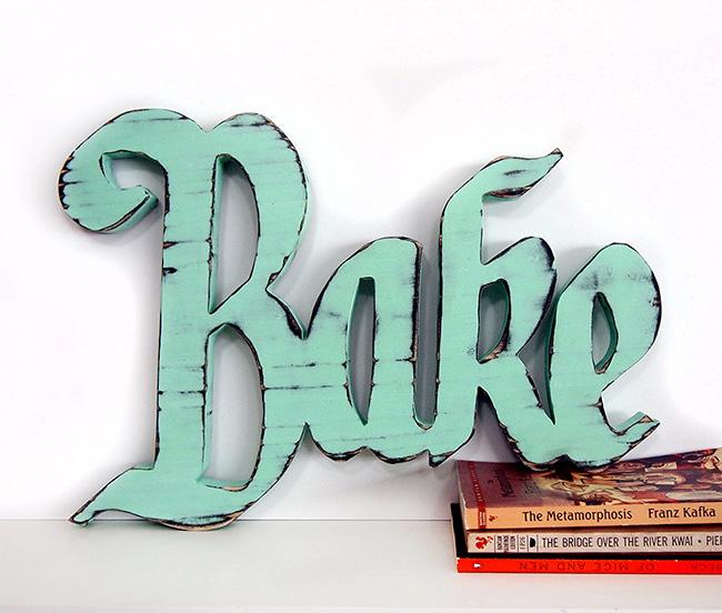 Decorando con letras vintage