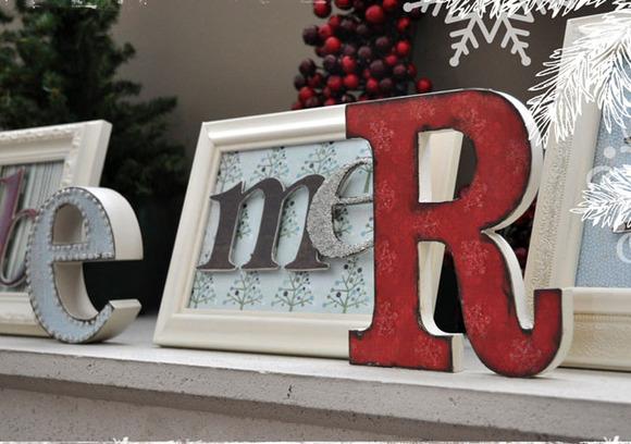 Decorando con letras vintage