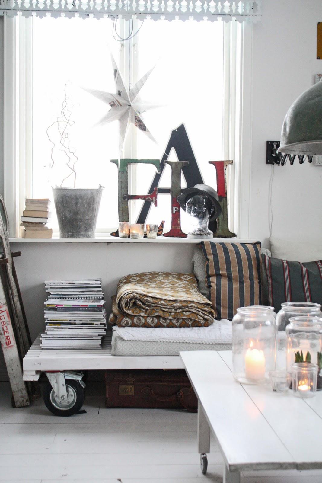 Decorando con letras vintage