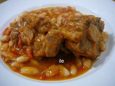 Rabo de ternera con alubias