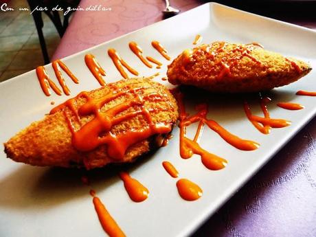 Tigres en crema de piquillos