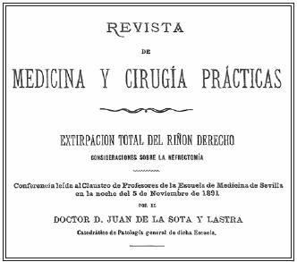EL OLVIDADO DOCTOR SANTANDERINO SOTA Y LASTRA