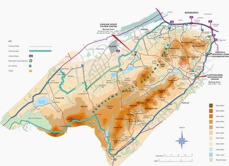 Pentland Hills en verano Pentland Hills en verano
