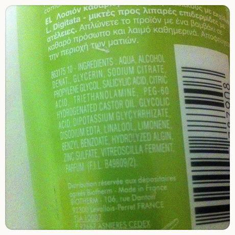 Tónico micro-exfoliante Pure-Efect Skin de Biotherm