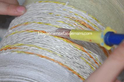 bote con cuerda DIY: un portalápices