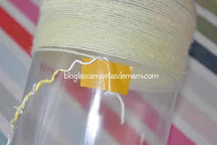 bote con cuerda 1 DIY: un portalápices