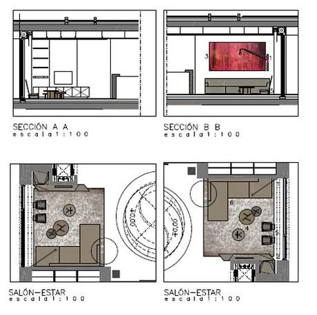 A-cero Projects Nueva propuesta de interiorismo para las zonas privadas de la vivienda A-cero en Sevilla