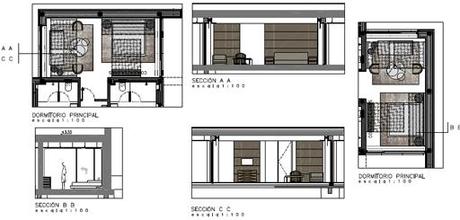 A-cero Projects Nueva propuesta de interiorismo para las zonas privadas de la vivienda A-cero en Sevilla