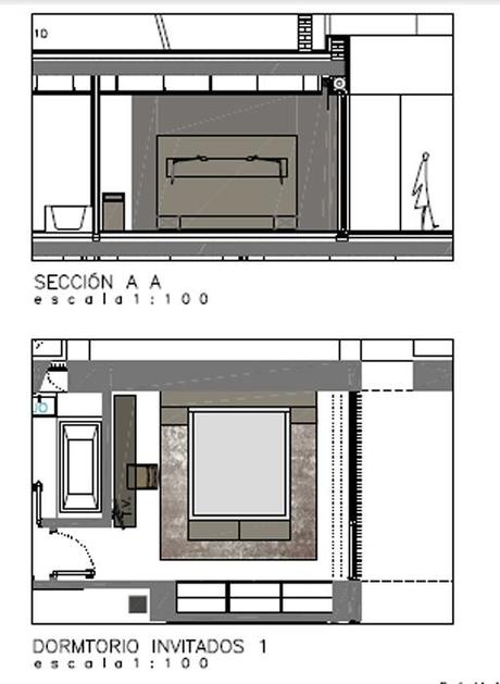 A-cero Projects Nueva propuesta de interiorismo para las zonas privadas de la vivienda A-cero en Sevilla