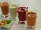 Cuatro refrescantes sopas frías para tomar como chupito veraniego