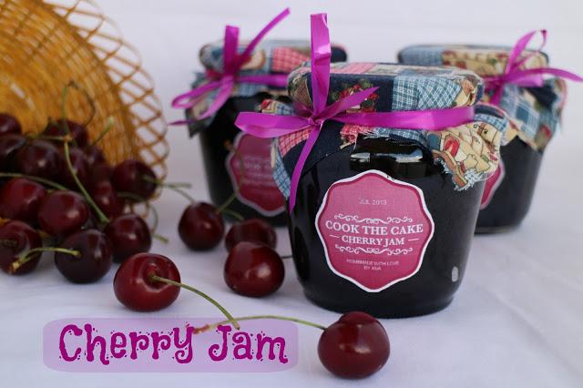 Mermelada de cerezas casera