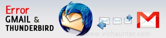 Como solucinar error servidor smtp.googlemail.com Thunderbird