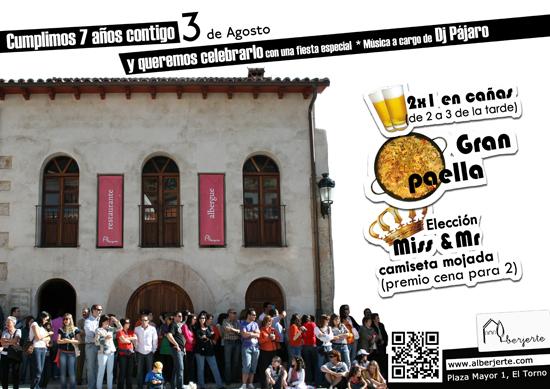 Fiesta de aniversario Alberjerte Valle del Jerte