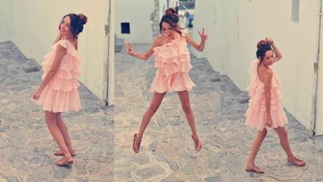 VESTIDO ROSA EN IBIZA