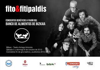 Fito & Fitipaldis cerrarán gira con dos conciertos benéficos en Bilbao