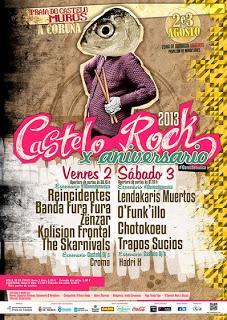 Castelo Rock 2013: Reincidentes, Lendakaris Muertos, O'Funk'illo, Trapos Sucios, Zënzar...