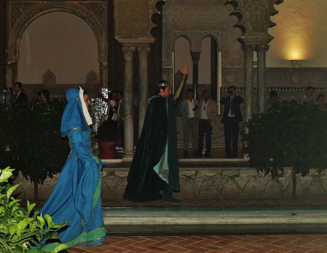 La nueva iluminación del Alcázar (2): el Patio de las Doncellas.