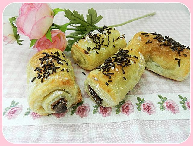 Mini napolitanas de Nutella