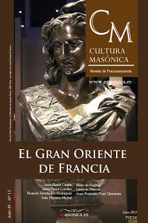 CULTURA MASÓNICA dedica su número 15 al Gran Oriente de Francia