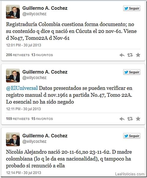 ¿Falsa o no falsa la partida de Maduro colombiano?